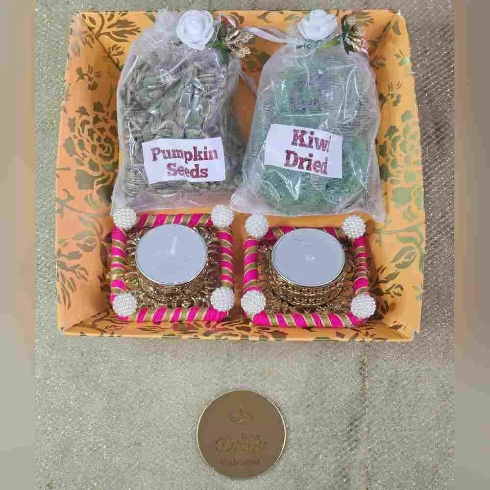 Luxury Corporate Diwali Gift Box with Nuts and Fruits
